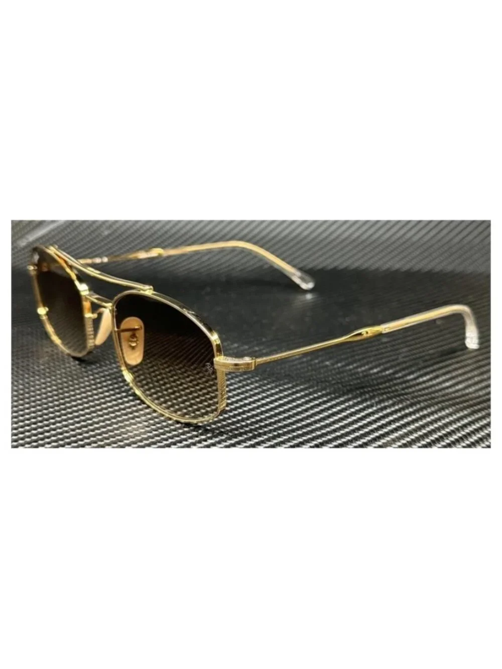 New Ray-ban Men Gold Arista Sunglasses 54-20-145
